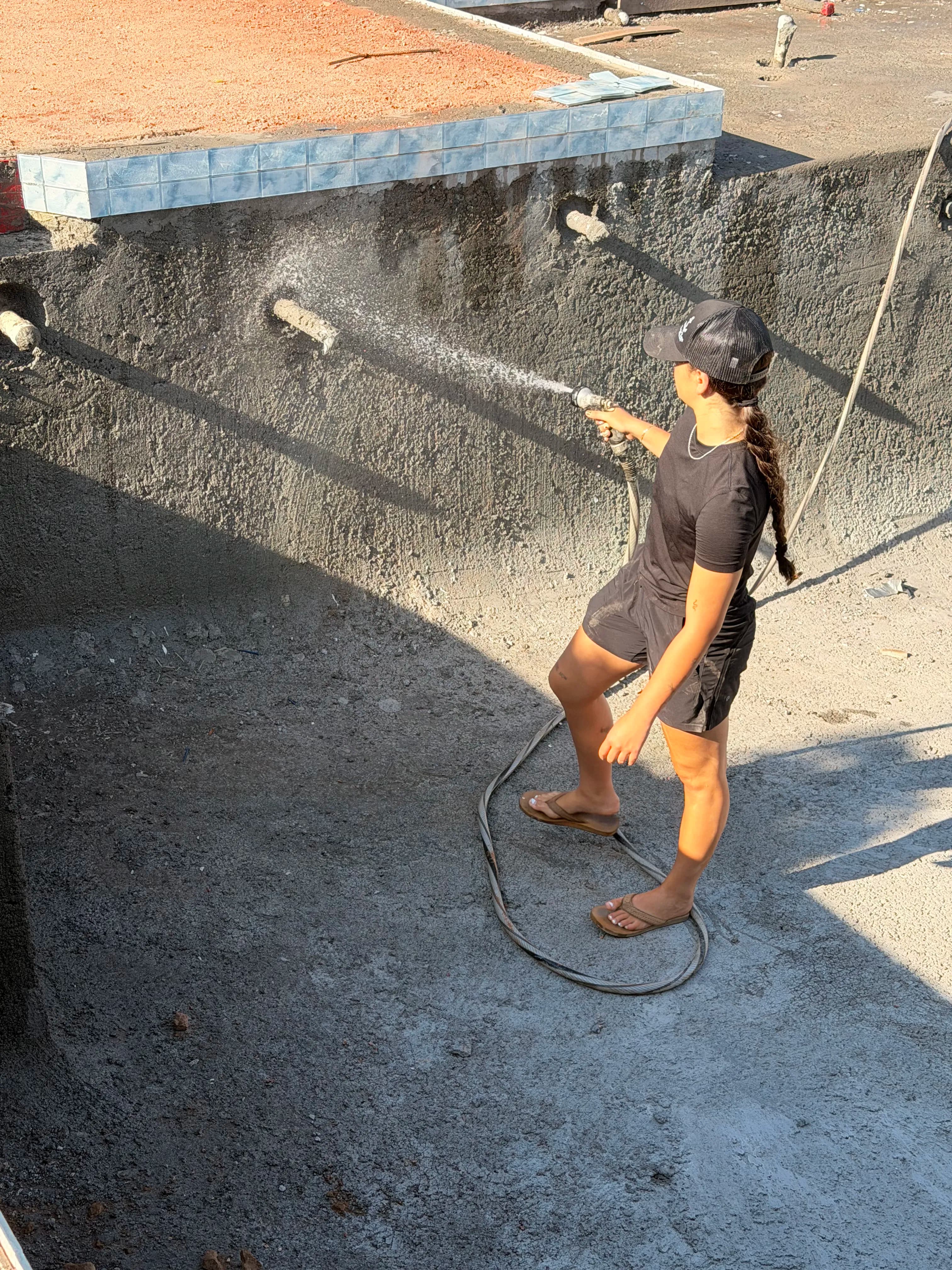 Project Why We Hose Down Shotcrete During Arizona Pool Builds image