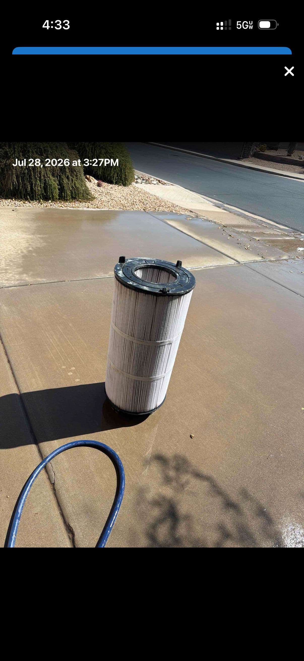 Gallery photos for A Dirty Pool Filter vs. A Clean One - See the Difference: Image #1