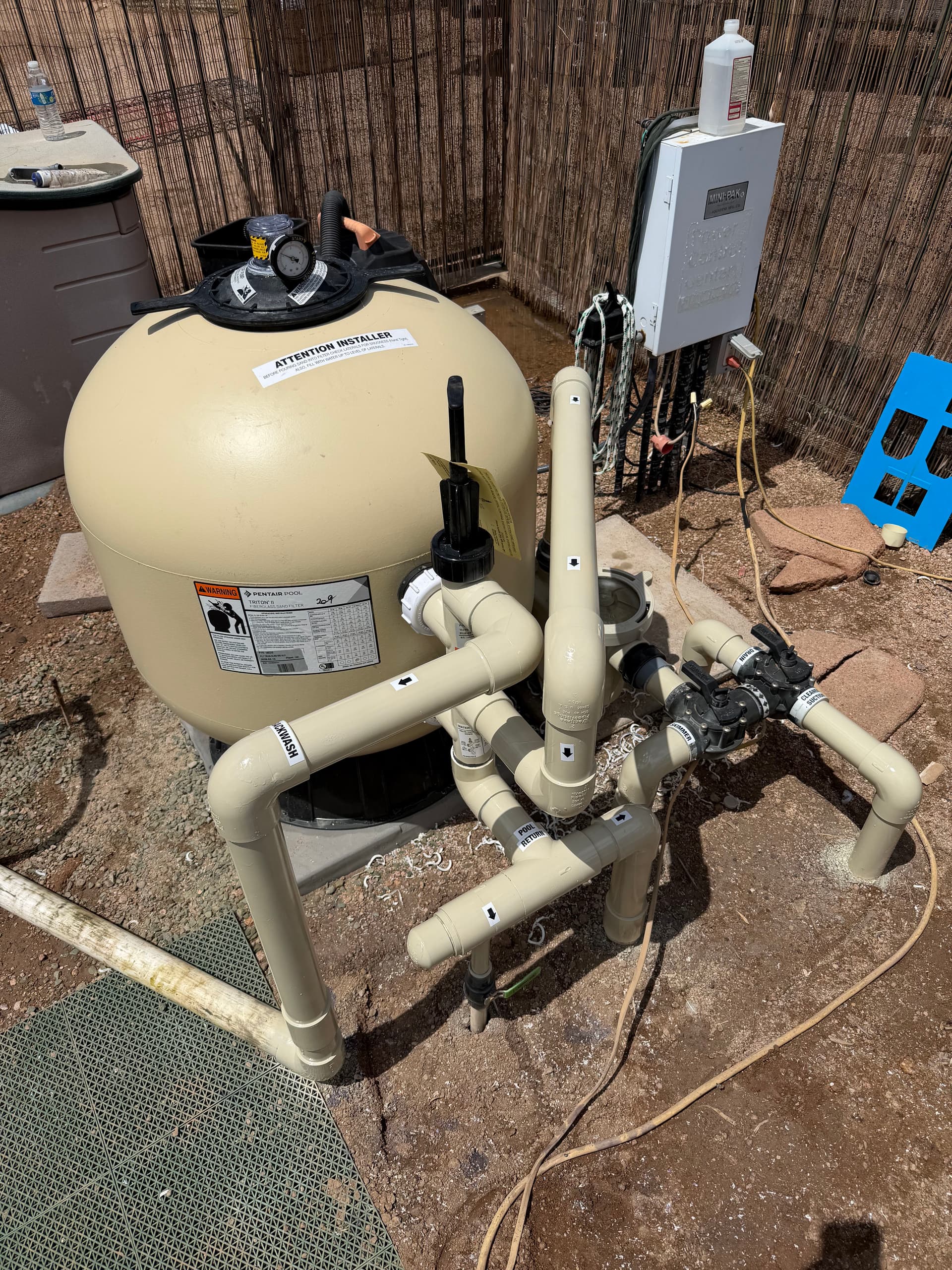 Gallery photos for New Pentair Sand Filter and Motor Installation Done Right: Image #5