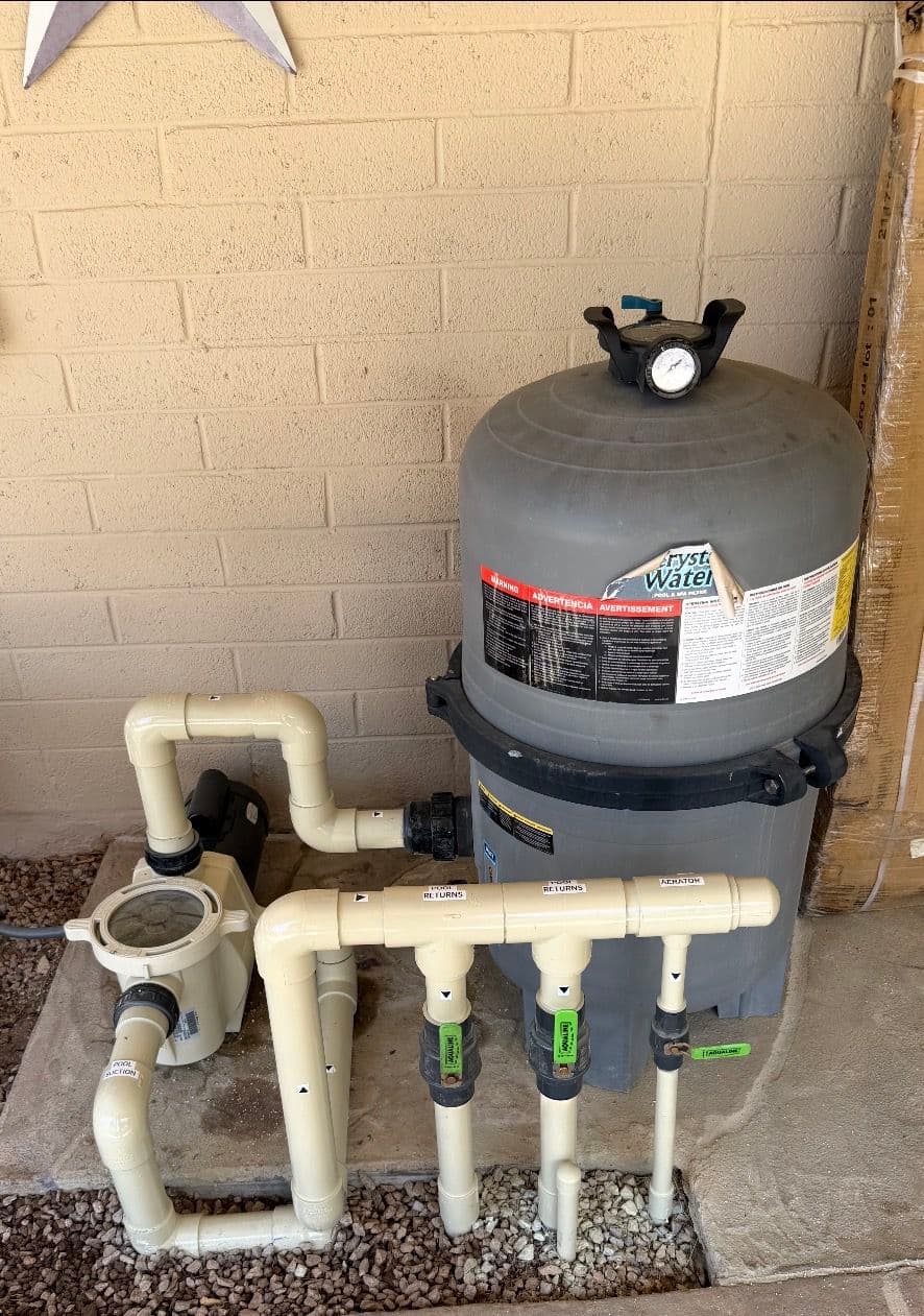 Gallery photos for Full Pool Equipment Install for Better Circulation and Filtration: Image #1