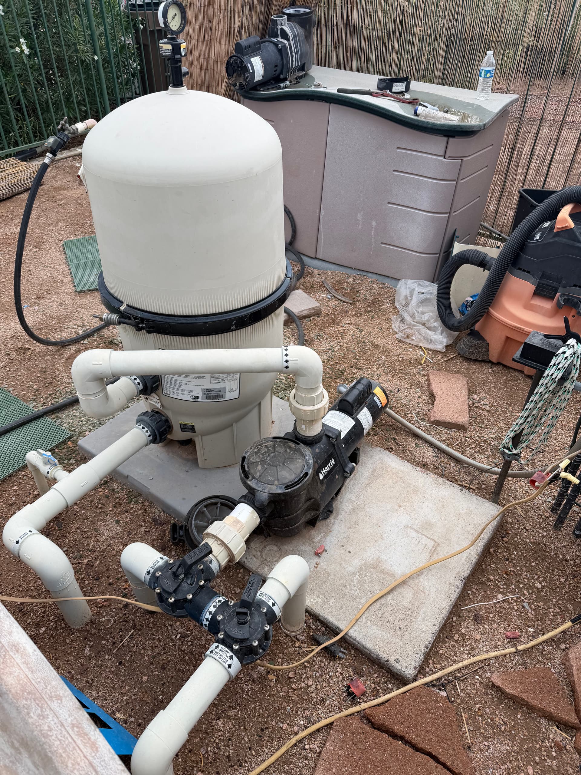 Gallery photos for New Pentair Sand Filter and Motor Installation Done Right: Image #2