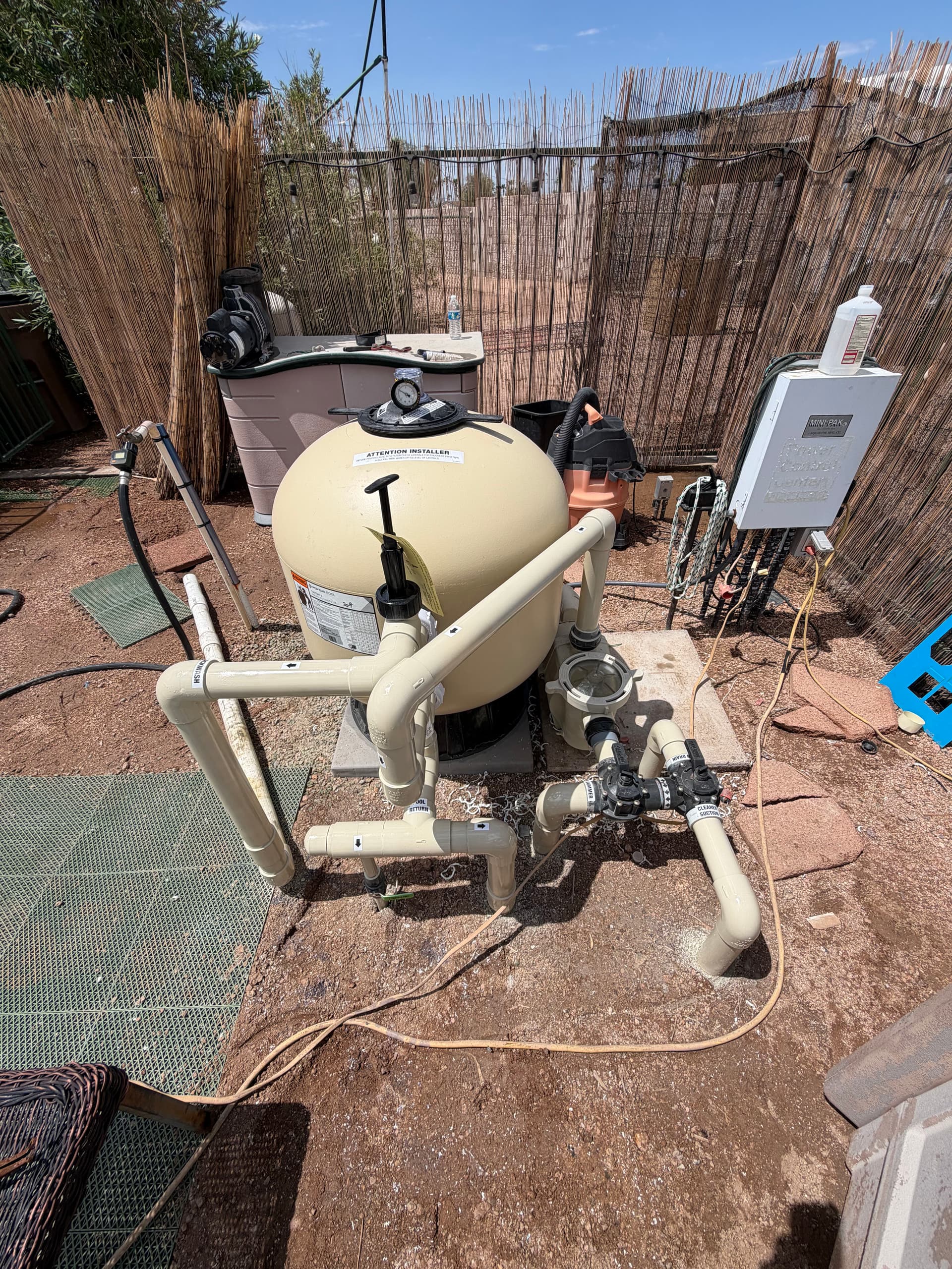 Gallery photos for New Pentair Sand Filter and Motor Installation Done Right: Image #1